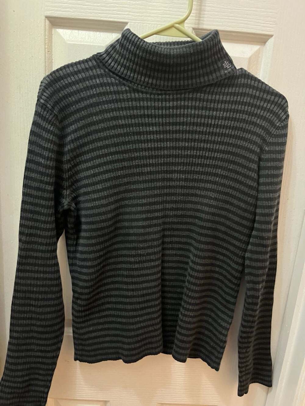 Lauren Ralph Lauren Turtleneck Sweater Size M Striped